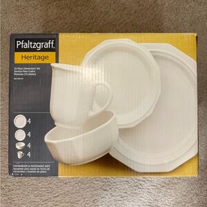 Pfaltzgraff Heritage White Dinnerware Set